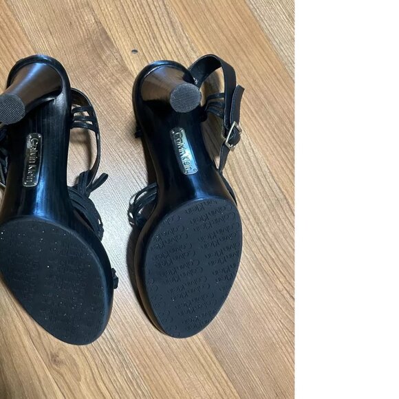 VINTAGE CALVIN KLEIN JORDANA HIGH HEELS SIZE 7.5 EXCELLENT CONDITION LADIES SHOE - Picture 4 of 7